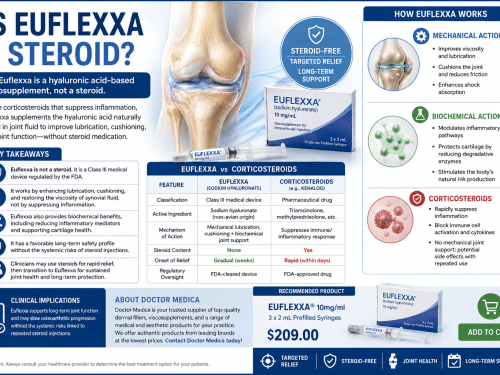 Is Euflexxa a Steroid? Understanding How Euflexxa Differs from Corticosteroid Injections