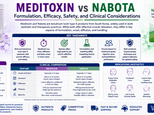 Meditoxin vs Nabota: Formulation, Efficacy, Safety, and Clinical Considerations
